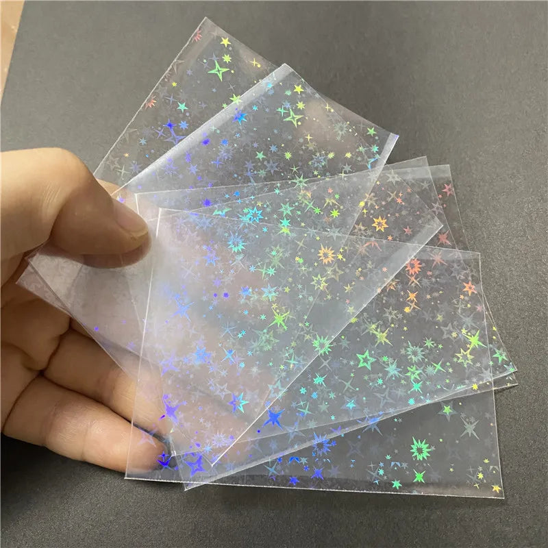 50pcs Holo Foil Card Sleeves (single sided design)