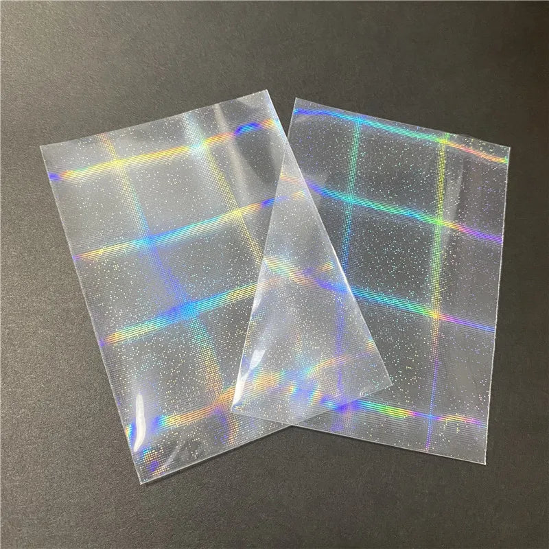 50pcs Holo Foil Card Sleeves (single sided design)